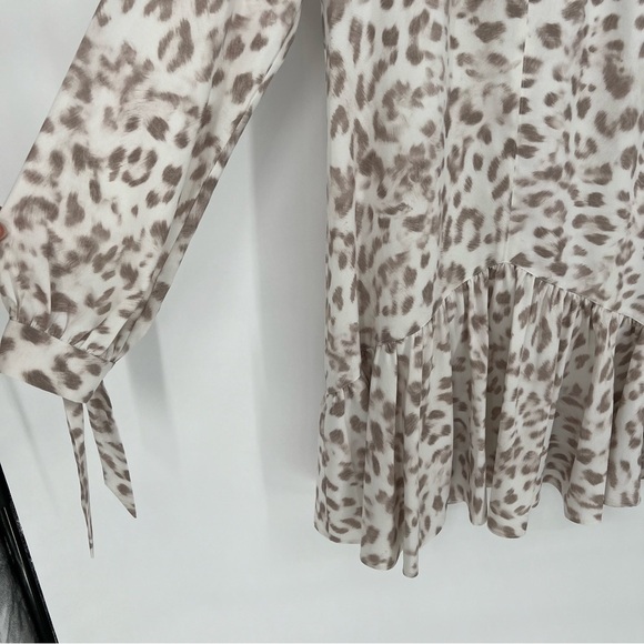 MARE MARE ANTHRO Felix White Leopard‎ Tunic Dress - Picture 4 of 14